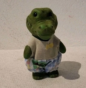 Sylvanian Families Krokodil, vintage männliches Kroko Figur, inkl. Klamotten - Bild 1 von 9
