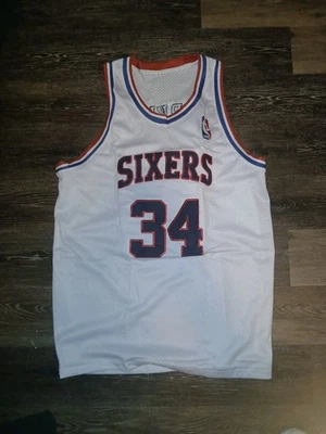 CAMISETA LOCAL COSIDA PERSONALIZADA DE CHARLES BARKLEY 76ERS TALLA MEDIANA  Foto 1 de 4