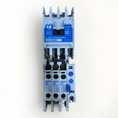 Cutler-Hammer 9A Contactor AN16AN0 (C1) Nema 00 & Overload Relay C306DN3 (B1) - Image 1 of 4