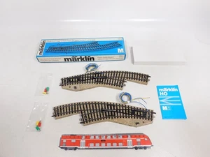 Märklin H0 AC 5140 Curve Switch Pair M-Track Box #EF490-1 - Picture 1 of 5