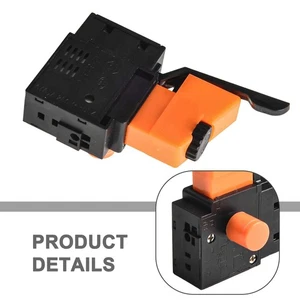 Orange Adjustable Speed Switch for Electric Drill FA2/61BEK Metal 220V6A - Picture 1 of 18