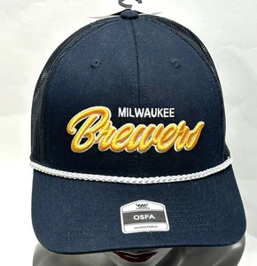 Fan Favorite OSFA Milwaukee Brewers Blue Baseball Cap NEW (YB) - Bild 1 von 6