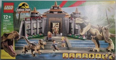 LEGO 76961 Jurassic Park 35th Anniversary Visitor Center: T. Rex & Raptor Attack - Image 1 of 4