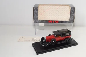 A51 1:43 RIO 4281 ISOTTA FRASCHINI 8A 1924 LIMOUSINE CLOSED RED BLACK MIB RARE - Picture 1 of 14