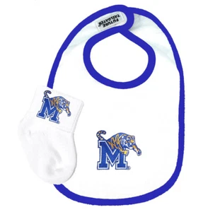 Memphis Tigers Baby Bib and Socks Set - Picture 1 of 1