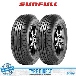 2X 185 60 14 SUNFULL SF-688 ALL WEATHER M+S TYRES - C WET GRIP - 185/60R14 82H