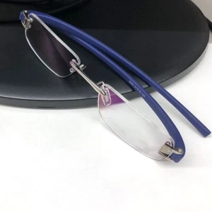 RSINC Rimless Rimless frame/eyeglass/Spectacle   Silver Blue - 50-18-140 |Tag A1 - Picture 1 of 19