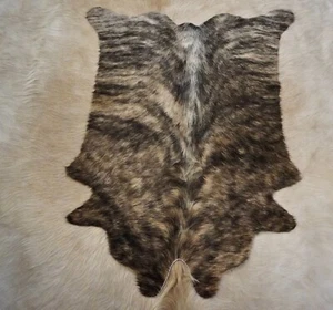 A Beautiful Brindled Mini HIde - A Tiny Cowhide for a Tiny Home - - Picture 1 of 7