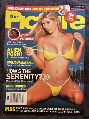 #858 The Picture magazine Australia Feb 16, 2005,Anna Kournikova,Angelina Jolie - Image 1 of 4