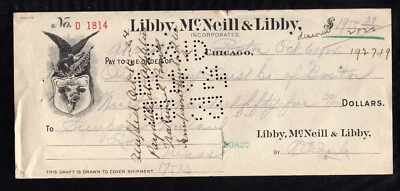 5W138 - 1924 LIBBY, McNEILL  & LIBBY - CHICAGO, ILL - Image 1 of 2