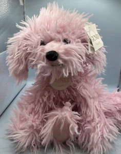 GUND Tallulah Shaggy Rosa Soffice Cucciolo Cane con Etichette 320468 14" - Foto 1 di 8