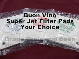 Buon Vino Super Jet Filter Pads, Buon Vino Super Jet Filter Pads, YOUR CHOICE!!! - Picture 1 of 1