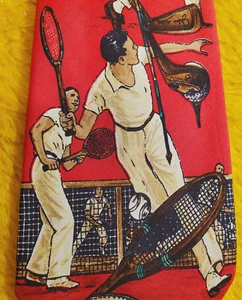 POLO CLASSICA ~ CRAVATTA ABITO SETA UOMO ~ SPORT ~ TENNIS GOLF EQUITAZIONE ~ 56" - Foto 1 di 5