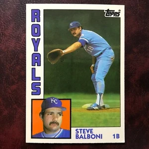 1984 Topps TIFFANY Traded Set STEVE BALBONI #6T KANSAS CITY ROYALS - NM/MINT - Picture 1 of 2