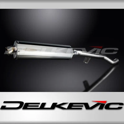 Triumph Trophy SE 2013-2017 Kit de silenciador de escape de acero inoxidable ovalado de 18" sin cordones Foto 1 de 4