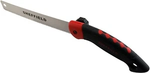 SHEFFIELD 9" ALL PURPOSE PULL SAW WOODWORKING MOULDING FINE  CROSS CUT BLADE - Picture 1 of 2