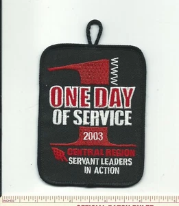 DJ SCOUT BSA 2003 OA CENTRAL REGION DAY OF SERVICE ORDER OF THE ARROW WWW PATCH - Picture 1 of 1