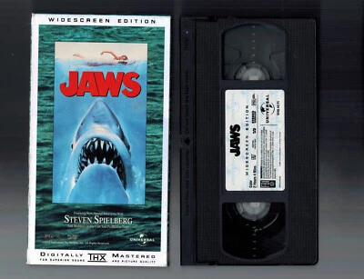 Jaws VHS 1997 Roy Scheider Robert Shaw Richard Dreyfuss Mystery Thriller Horror - Image 1 of 2