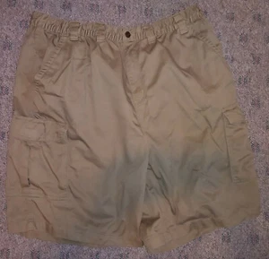 BIG MENS TAN CARGO SHORTS - SIZE 2XL BIG - Picture 1 of 3