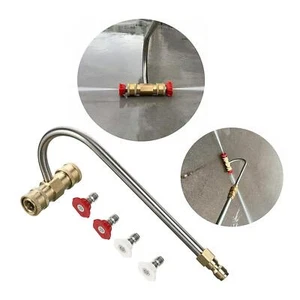 Curved Pressure Washer Gutter Cleaning Attachment for Patio Lawn 4000 PSI - Picture 1 of 7