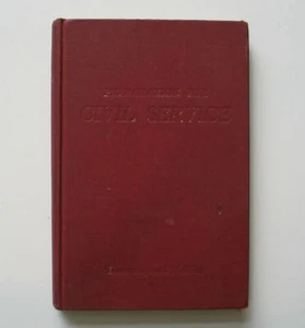 Preparation for CIVIL SERVICE Book 1934 Thomas Donnelly George McKim HC - Foto 1 di 3
