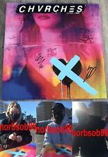 CHVRCHES BAND SIGNED AUTOGRAPH LOVE IS DEAD VINYL RECORD ALBUM w/EXACT PROOF