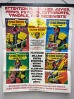 Judge Dredd Promo Poster 28" x 22" 1989 Fleetway Pulication Brian Bolland