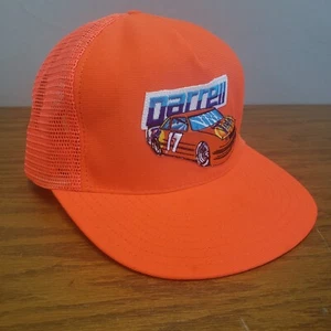 Truckermütze hergestellt in den USA - NASCAR Tide Darell Waltrip Druckknopflasche orangefarbenes Netz - Auto 17 - Bild 1 von 10