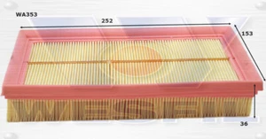 Air Filter to suit Holden Camira 1.8L 11/84-1987 - Picture 1 of 1
