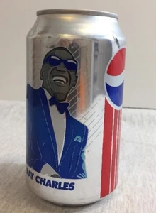 Pepsi Ray Charles Music Generations 2018 edición limitada lata vacía - Imagen 1 de 5