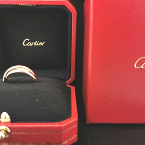Cartier Ring Tricolor 18 K  750 / 1000 mit Original Box  [ 062612 ] - Bild 1 von 6