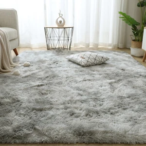 Tapis moelleux tapis grand tapis hirsute super doux salon chambre antidérapant - Photo 1/76