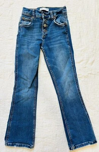 Zara Kids Girls Flare Jeans Size 9 - Picture 1 of 2