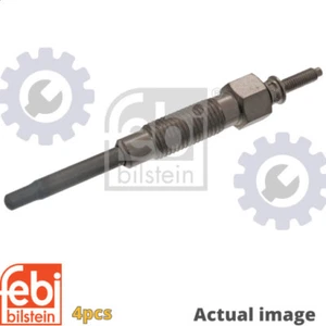 4X NEW GLOW PLUG FOR TOYOTA HILUX V PICKUP N KZN1 VZN1 2L 2L T 3L 1N FEBI - Picture 1 of 7