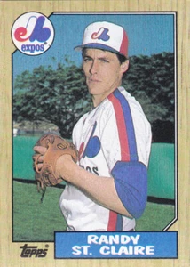 1987 TOPPS..RANDY ST. CLAIR..CARD # 467..EXPOS..FREE COMBINED SHIPPING - Imagen 1 de 1