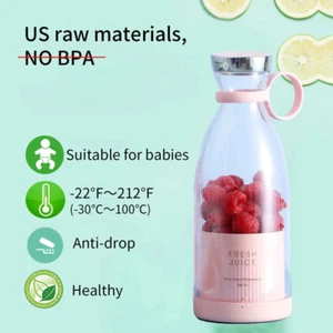 Portable Electric Juicer Blender Usb Mini Fruit Mixers Juicers Fruit Extractors - Picture 1 of 19