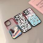 Cartoon Panda Unicorn Acrylic Phone Cover Case For iPhone 11 12 13 14 Pro Max