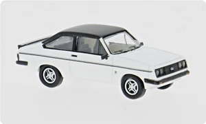 Brekina PCX870722 Ford Escort MK II RS 2000, Bianco/Nero 1977 H0, Nuovo 2025 - Picture 1 of 1