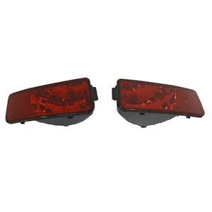 Pair Rear Bumper Reflector Tail Lights Fog Lamps Red For Dodge Journey 2009-2010 - Picture 1 of 5