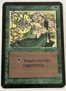 ***1x Alpha Regeneration*** MTG Alpha NM - Picture 1 of 6