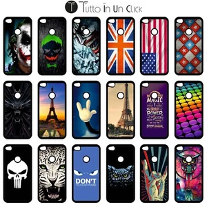 Custodia cover TPU GEL per Huawei P8 Lite 2017 -SB nera Design _1026_1043 - Foto 1 di 19