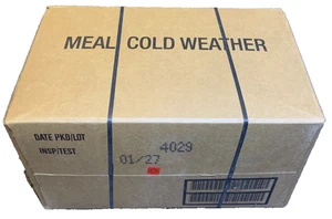 US Army COLD WEATHER 1 scatola 12MREs BB 2027 razione per clima più freddo Prepper - Foto 1 di 24