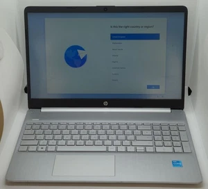 HP Pavilion 15s 15.6" FHD i3 11th Gen 8GB RAM 256GB SSD Windows 11 Laptop Silver - Picture 1 of 11
