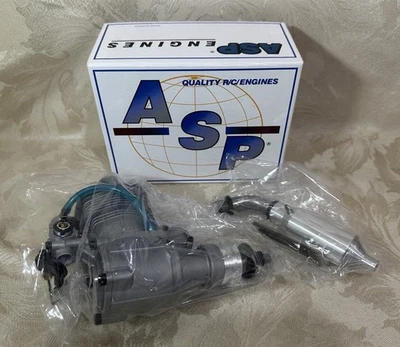 ASP Engines - FS120AR Four Stroke Glow Engine - RC Aeroplane Aircraft - NEW - Image 1 of 4