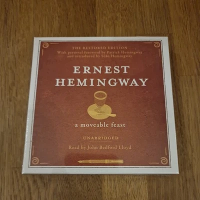 A Moveable Feast- Ernest Hemingway-  Unabridged Audio CD Book - Image 1 of 2