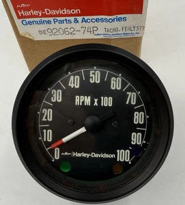 HARLEY AERMACCHI AMF NOS  92062-74P TACHOMETER 74-78 SX SS 175 250 #80 - Picture 1 of 3