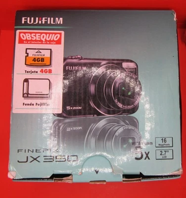 Fujifilm FinePix JX350 16MP Compact Digital Camera - Black Great Shape - Image 1 of 4
