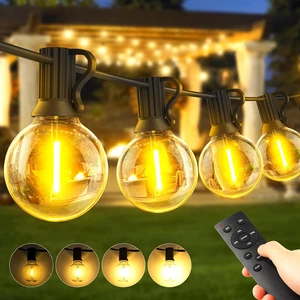 30 Metri-Esterno-Luci-Giardino-Catena-Led-Lampadine-Luminosa-Gazebo-Filo-Illumin - Foto 1 di 12