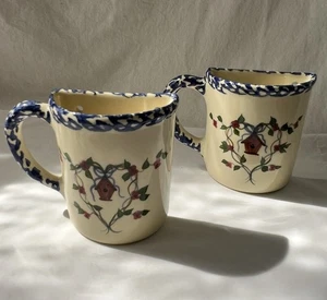 2 Alpine Pottery You Asked For A Half Cup Of Coffee Mugs Novelty Roseville - Picture 1 of 6