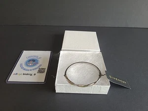 Givenchy Silver-Tone Bangle Bracelet. Brand New With Tags In Gift Box. - Picture 1 of 10
